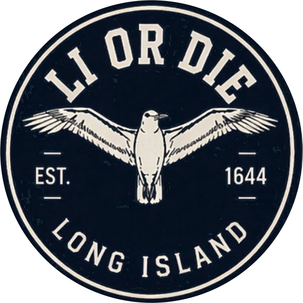 The original LI or DIE Navy Heritage round sticker